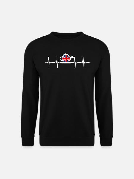 Teeliebhaber, Teetrinker, Teezeit - Unisex Pullover - Schwarz
