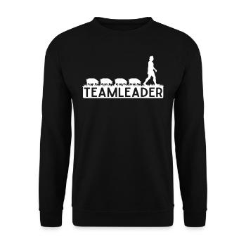Élevage porcin, porcs, éleveur - Sweat-shirt Unisexe - noir - Devant - Alina (178cm) & Michal (187cm)