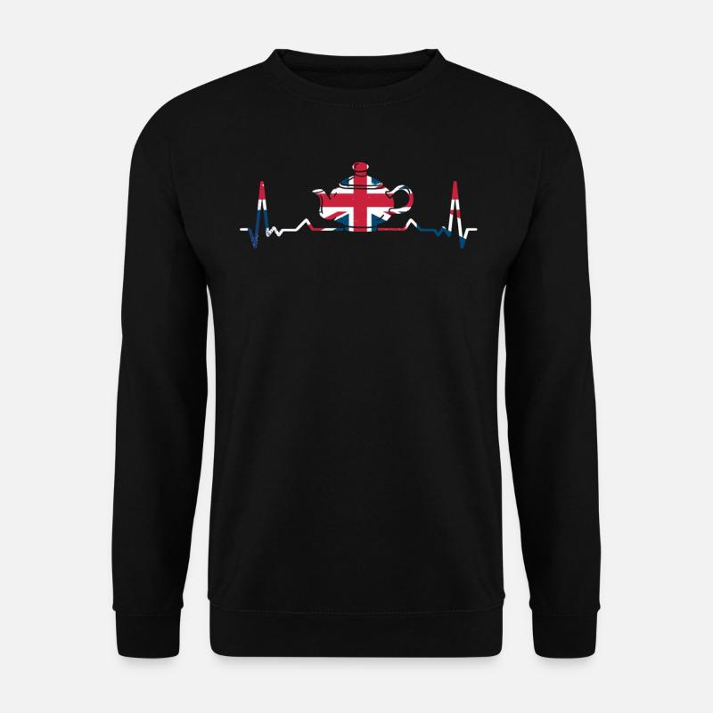 Teeliebhaber, Teetrinker, Teezeit - Unisex Pullover - Schwarz