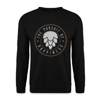 Houblon, Hopp, Bière, Amateurs de bière - Sweat-shirt Unisexe - noir - Devant - Alina (178cm) & Michal (187cm)