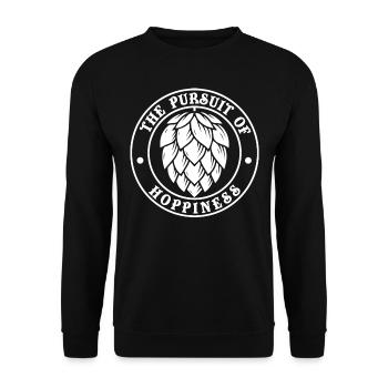 Houblon, Hopp, Bière, Amateurs de bière - Sweat-shirt Unisexe - noir - Devant - Alina (178cm) & Michal (187cm)