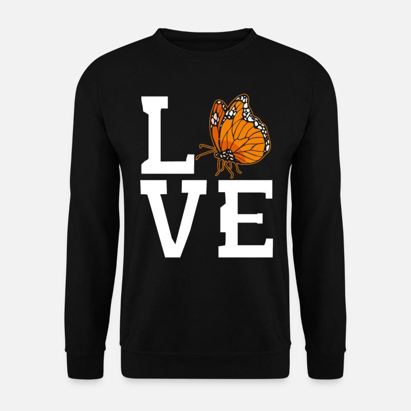 Monarchfalter - Unisex Pullover - Schwarz