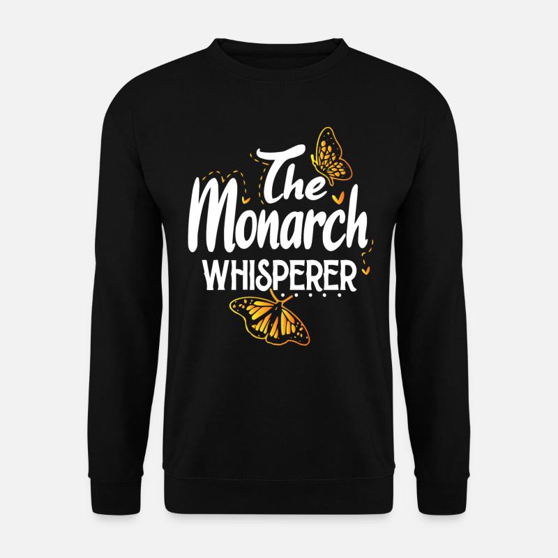 Papillon monarque - Sweat-shirt Unisexe - noir