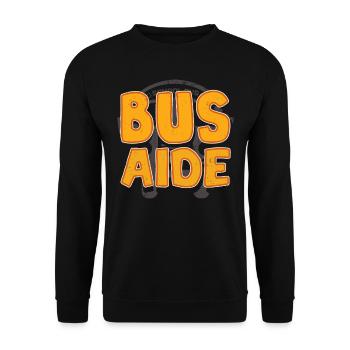 Busfahrerassistent, Kader Zurück Zur Schule - Unisex Pullover - Schwarz - Vorne - Alina (178cm) & Michal (187cm)