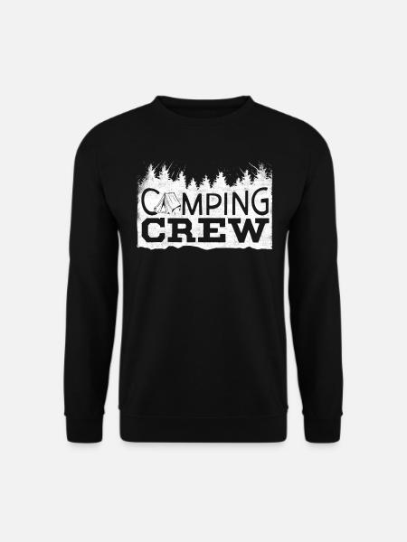 Équipe de camping, Camping, Extérieur - Sweat-shirt Unisexe - noir