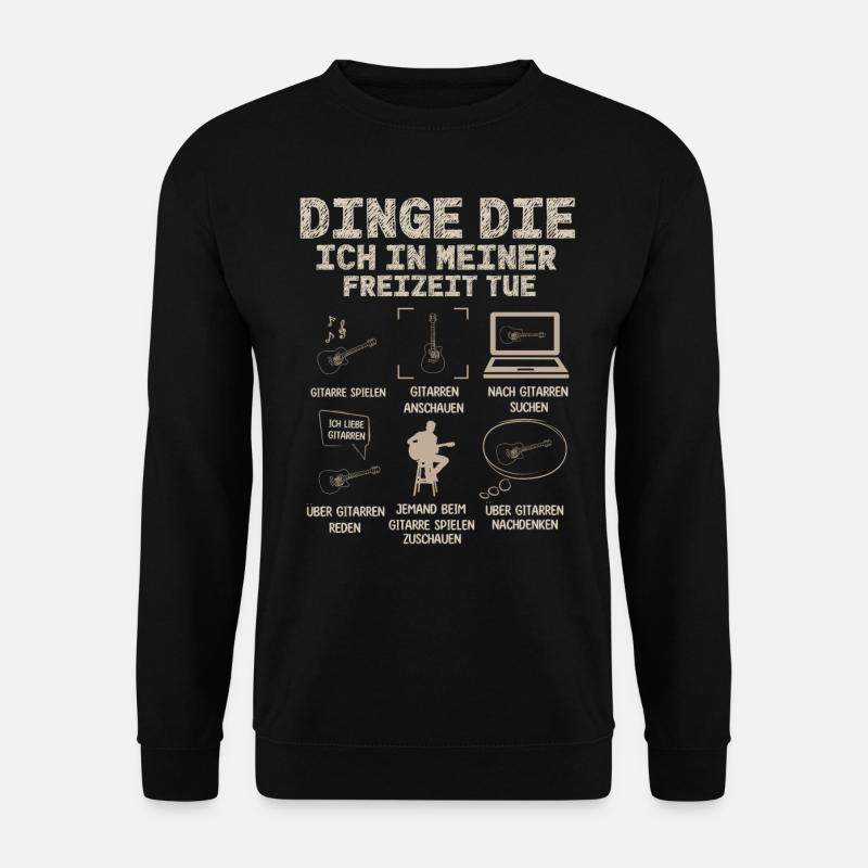 Guitariste, guitariste, guitariste - Sweat-shirt Unisexe - noir