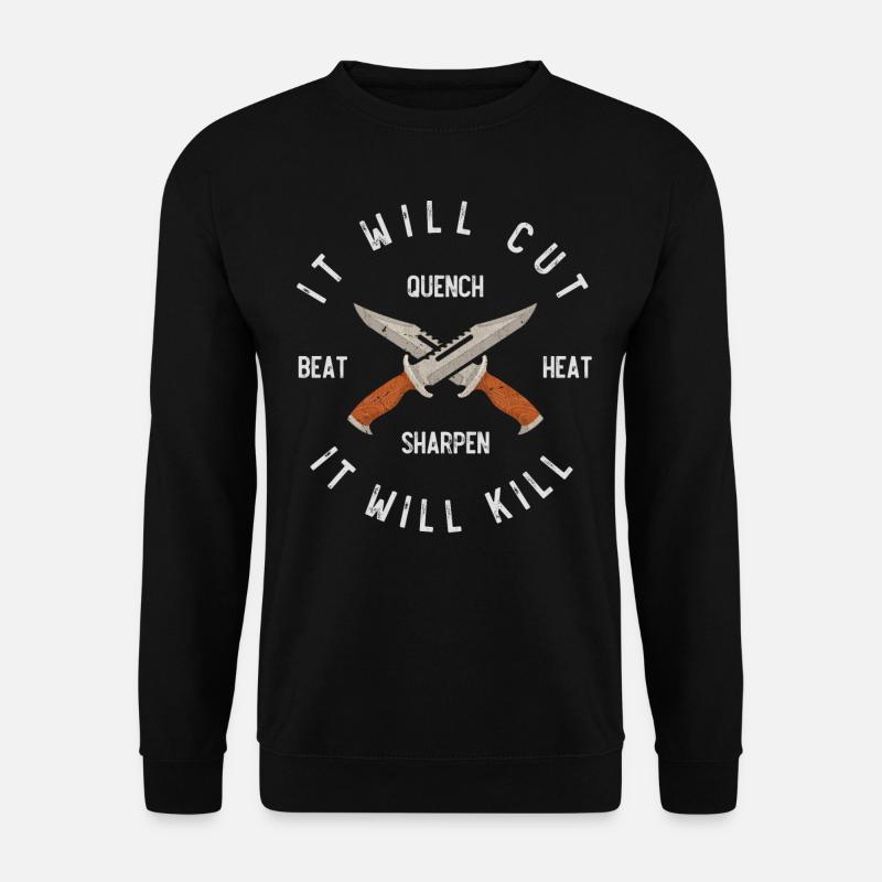 Coutelier - Sweat-shirt Unisexe - noir