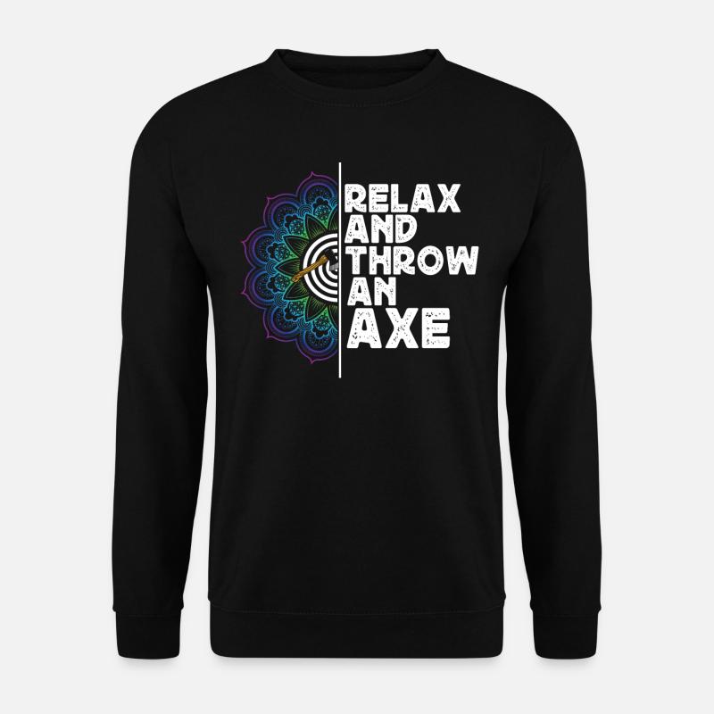 Axe Throw, Throw An Axe - Unisex Sweatshirt - black