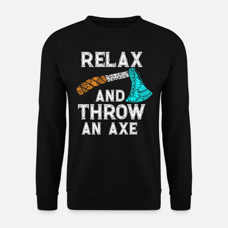 Axe Throw, Throw An Axe - Unisex Sweatshirt - black