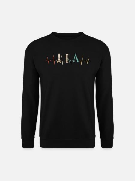 Friseur, Friseur, Barbershop - Unisex Pullover - Schwarz