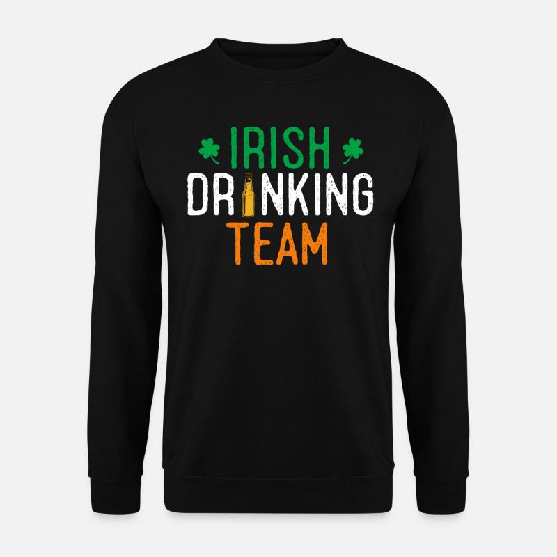 Irisches Trinkteam - Unisex Pullover - Schwarz