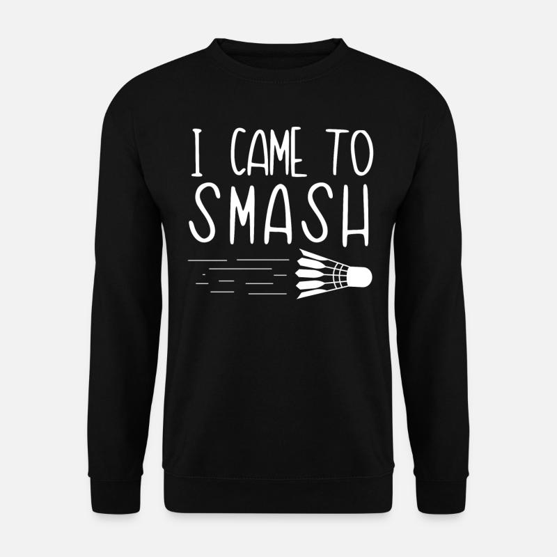 Badminton, Badminton -Spieler - Unisex Pullover - Schwarz