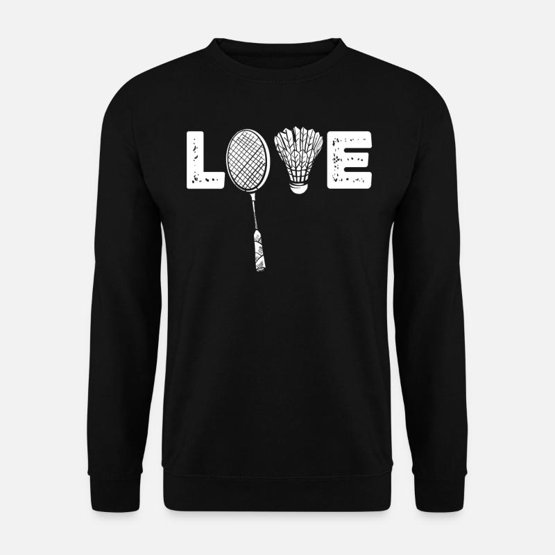 Badminton, Joueurs de badminton - Sweat-shirt Unisexe - noir