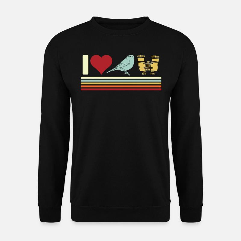Bird watching, ornithology - Unisex Sweatshirt - black
