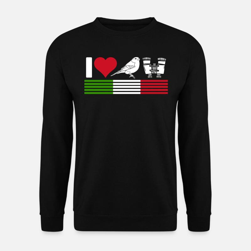 Bird watching, ornithology - Unisex Sweatshirt - black
