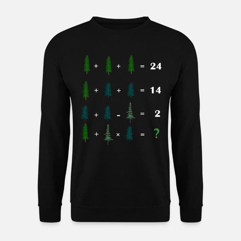 Math Teacher Equation - Unisex Sweatshirt - black