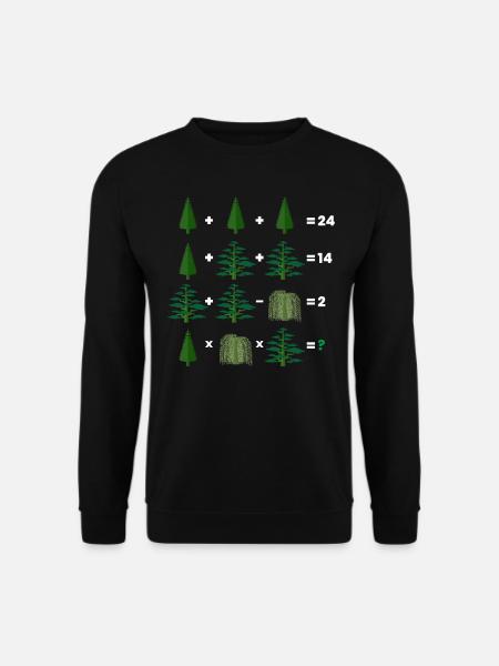 Math Teacher Equation - Unisex Sweatshirt - black