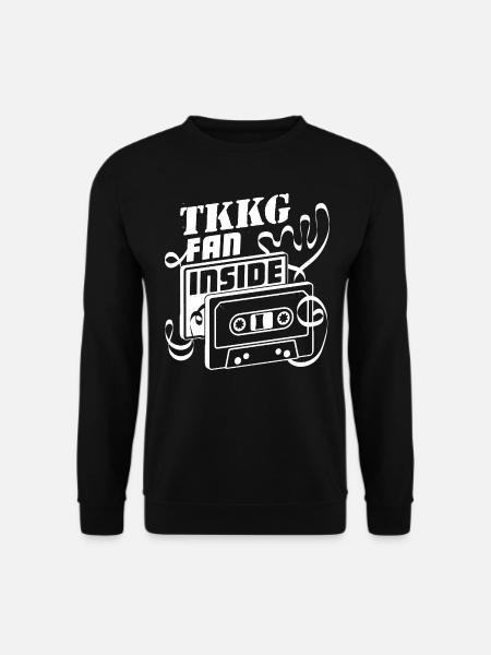 TKKG Fan Inside Kassette Hörspiel Weiß - Unisex Pullover - Schwarz
