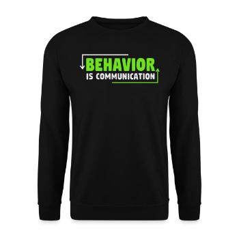 Collecte de données - Thérapeutes analystes comportementaux - Sweat-shirt Unisexe - noir - Devant - Alina (178cm) & Michal (187cm)