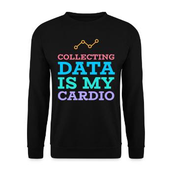 Collecte de données - Thérapeutes analystes comportementaux - Sweat-shirt Unisexe - noir - Devant - Alina (178cm) & Michal (187cm)