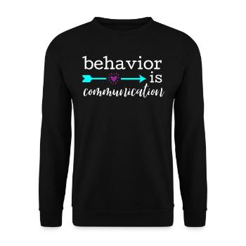 Collecte de données - Thérapeutes analystes comportementaux - Sweat-shirt Unisexe - noir - Devant - Alina (178cm) & Michal (187cm)
