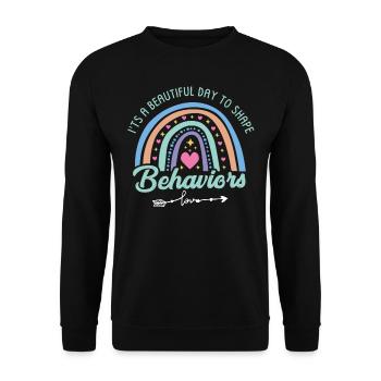 Grundschullehrer - Unisex Pullover - Schwarz - Vorne - Alina (178cm) & Michal (187cm)