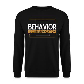 Collecte de données - Thérapeutes analystes comportementaux - Sweat-shirt Unisexe - noir - Devant - Alina (178cm) & Michal (187cm)