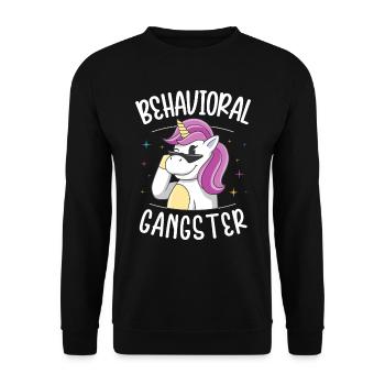 Collecte de données - Thérapeutes analystes comportementaux - Sweat-shirt Unisexe - noir - Devant - Alina (178cm) & Michal (187cm)