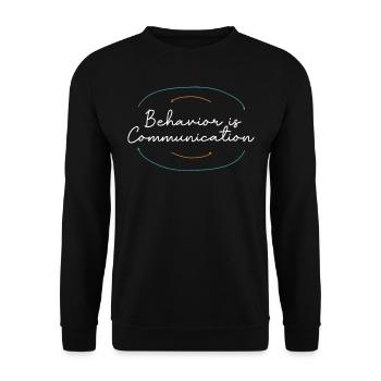Collecte de données - Thérapeutes analystes comportementaux - Sweat-shirt Unisexe - noir - Devant - Alina (178cm) & Michal (187cm)