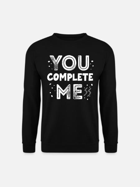 You complete me, chaos - Unisex Sweatshirt - black