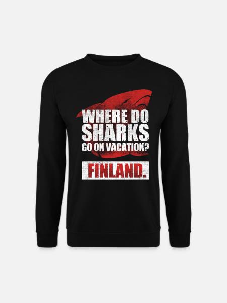 Shark Week, Sharks, Shark Jokes - Unisex Sweatshirt - black