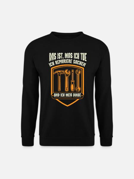 Heimwerker, Heimwerken - Unisex Pullover - Schwarz