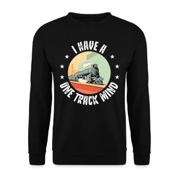J’ai un à sens unique, je forme des passionnés - Sweat-shirt Unisexe - noir - Devant - Alina (178cm) & Michal (187cm)