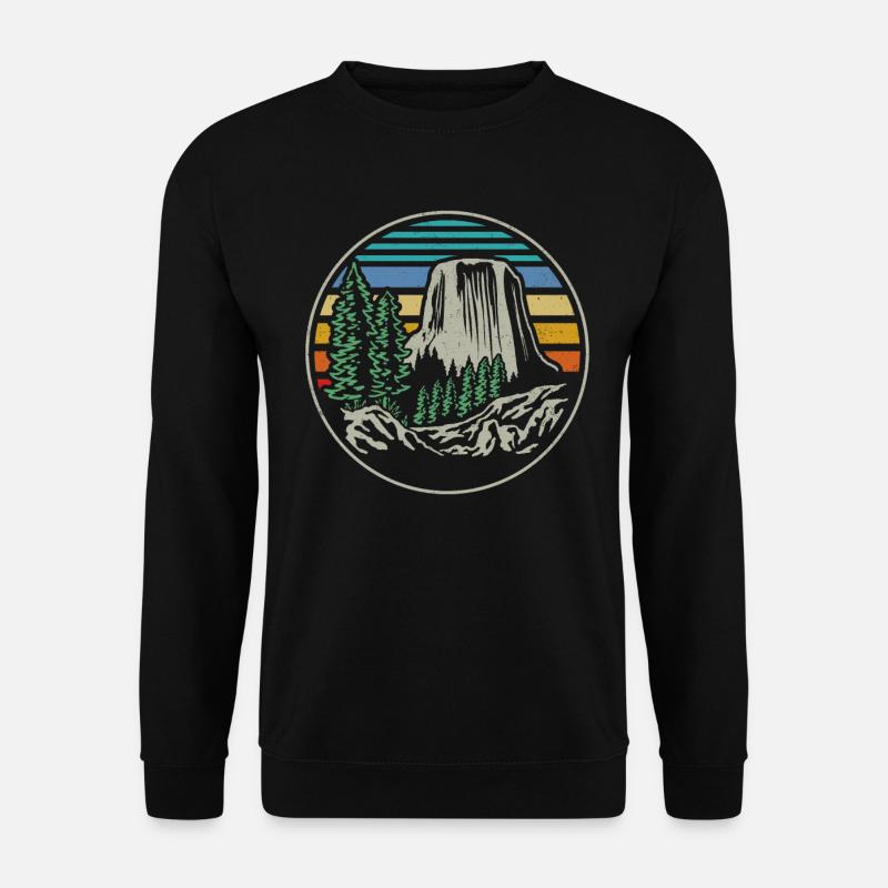 Devils Tower National Monument - Unisex Sweatshirt - black