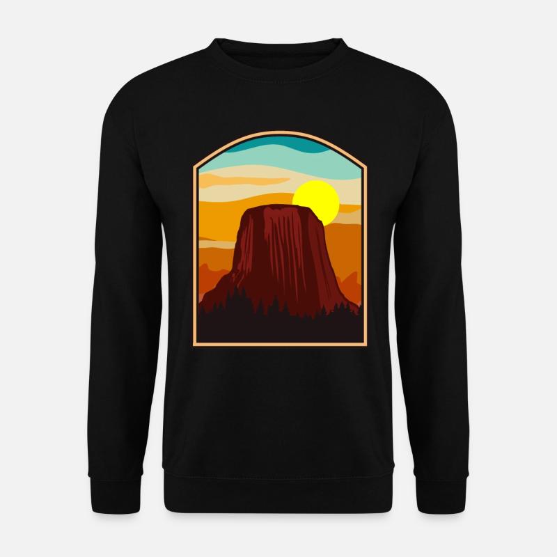 Devils Tower National Monument - Unisex Pullover - Schwarz