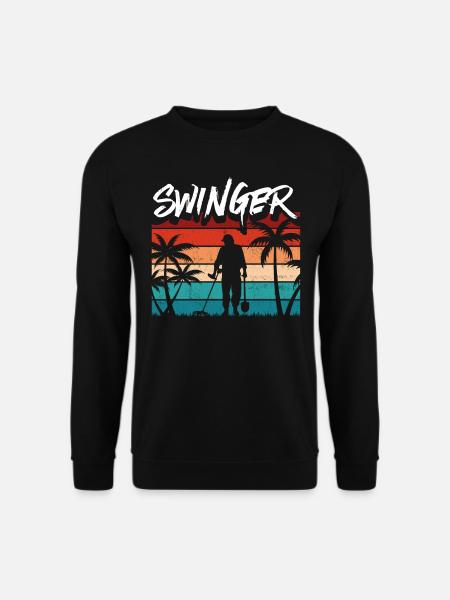 Metal detection, metal detector - Unisex Sweatshirt - black