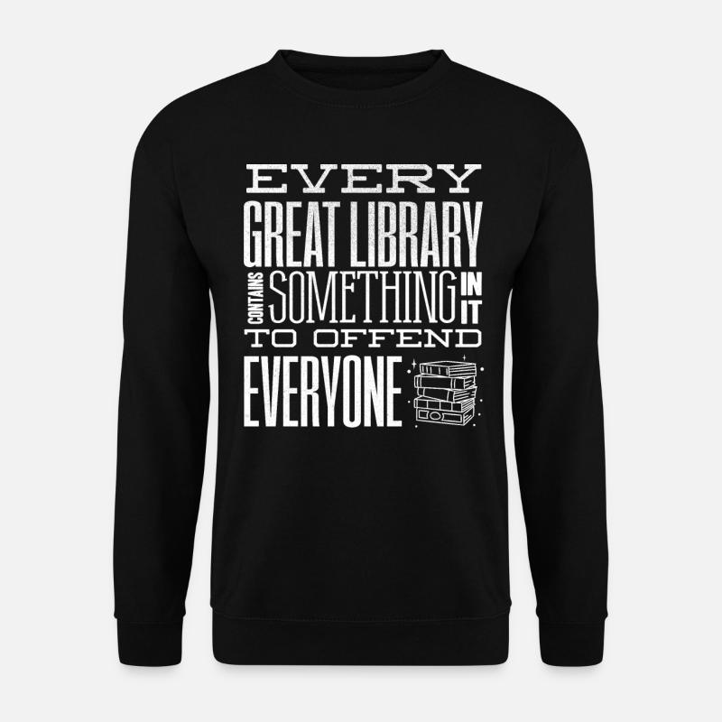 Librarian, Library - Unisex Sweatshirt - black