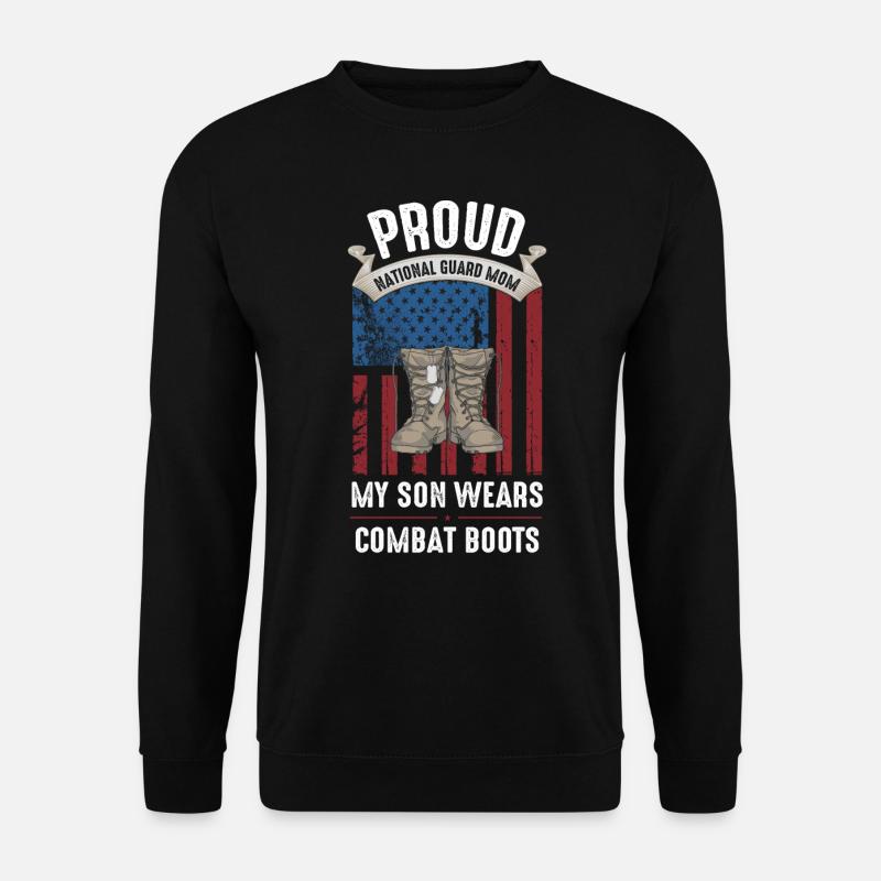 Stolze Nationalgarde Mutter - Unisex Pullover - Schwarz