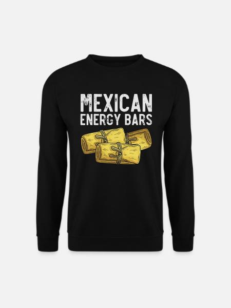 Mexikanische Energiebars, Mexikanische Tamales - Unisex Pullover - Schwarz
