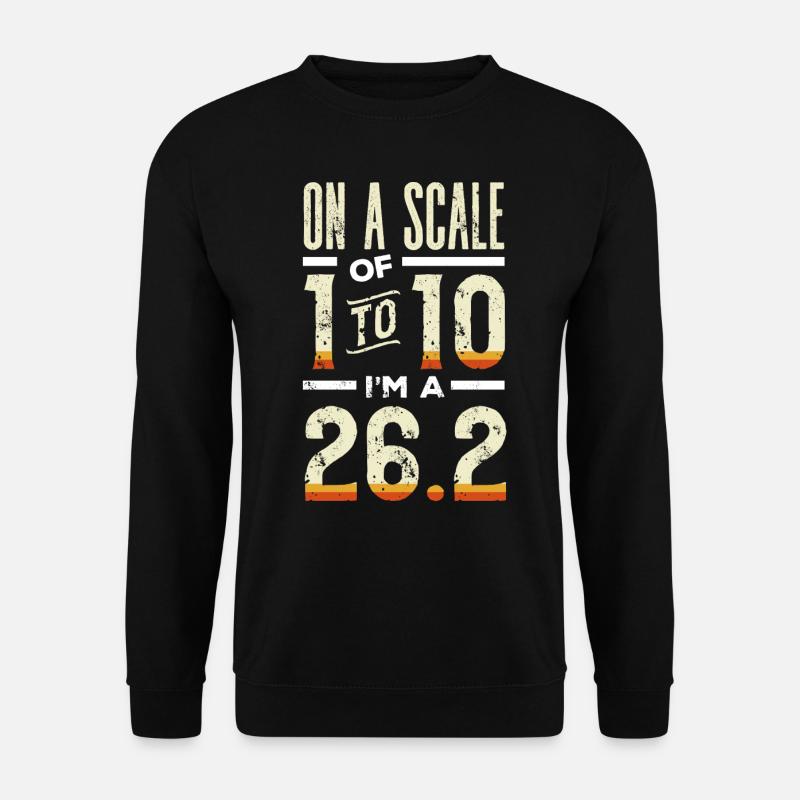 Marathoner, Marathon, Läufer, 26, 2 - Unisex Pullover - Schwarz