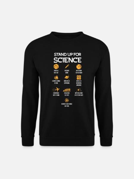 Défendez la science, la science - Sweat-shirt Unisexe - noir