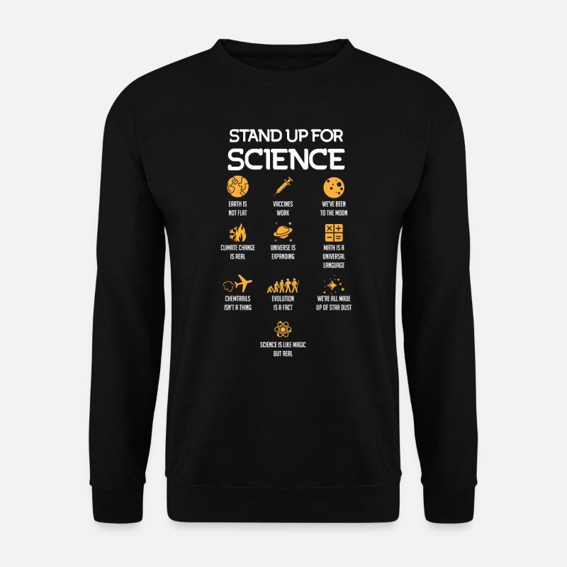 Défendez la science, la science - Sweat-shirt Unisexe - noir