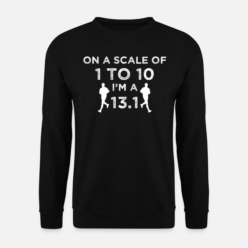 Semi-marathon, marathon, coureur - Sweat-shirt Unisexe - noir