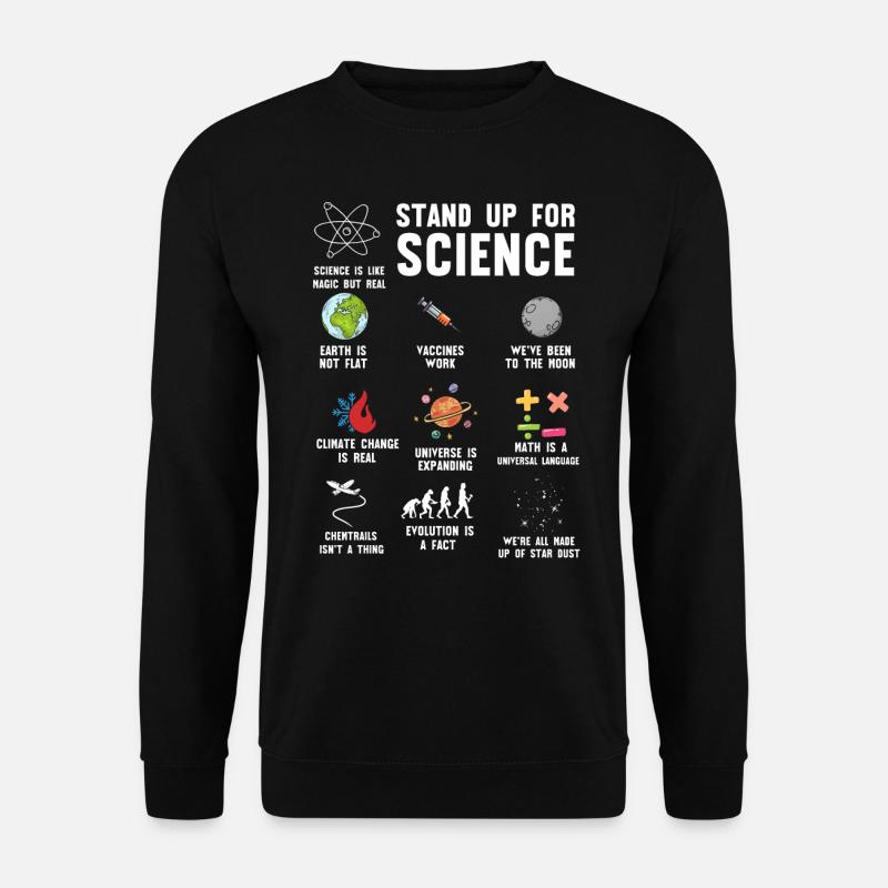 Défendez la science, la science - Sweat-shirt Unisexe - noir