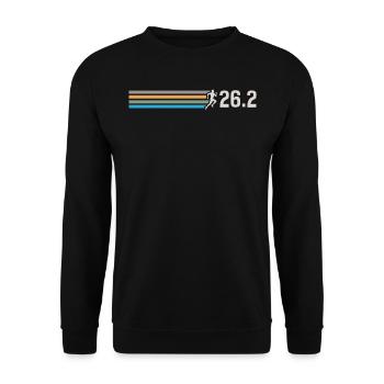 Semi-marathon, marathon, coureur - Sweat-shirt Unisexe - noir - Devant - Alina (178cm) & Michal (187cm)