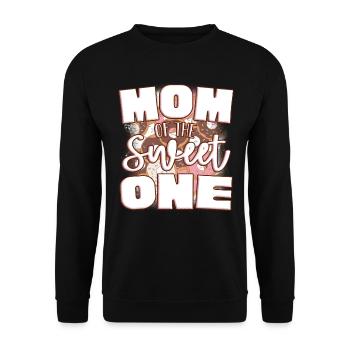 Mama of the sweet - Unisex Sweatshirt - black - Front - Alina (178cm) & Michal (187cm)