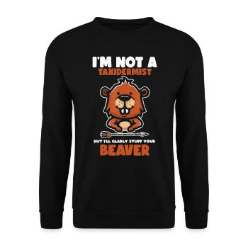 tracteurs, tracteur, amateur de tracteurs, agriculteur - Sweat-shirt Unisexe - noir - Devant - Alina (178cm) & Michal (187cm)