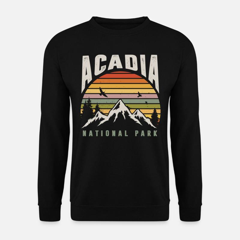 Acadia-Nationalpark - Unisex Pullover - Schwarz