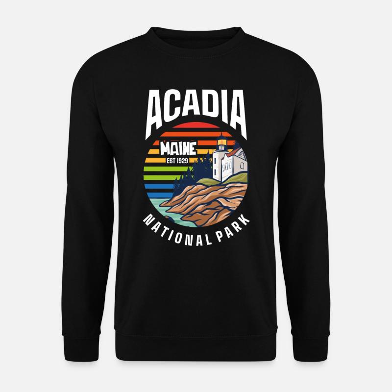 Acadia-Nationalpark - Unisex Pullover - Schwarz