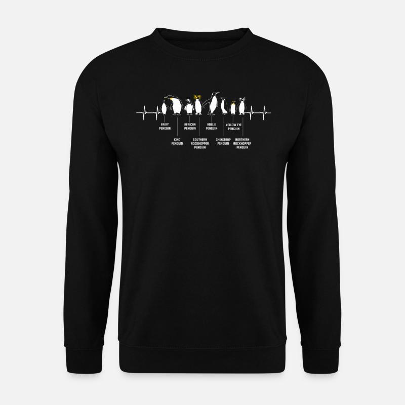 Pingouins, Pingouins, Amateurs de Pingouins - Sweat-shirt Unisexe - noir